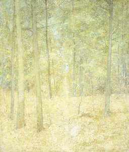 En skovscene af Emil Carlsen