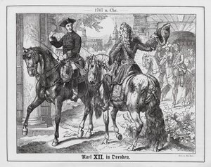 Kong Karl XII af Sverige i Dresden