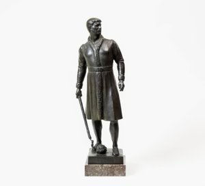 Kriger med morgenstjerne af Emil Jungblut