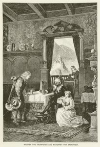 Werner trompetisten og Margaret von Sackingen af Emil Limmer