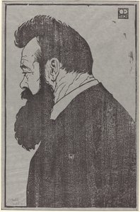 Ferdinand Hodler af Emil Orlik