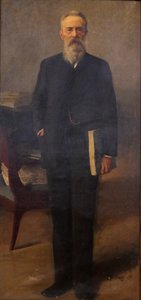 Portræt af komponisten Nikolai Rimsky-Korsakov 1844-1908, ca. 1900 af Emil Oskarovich Wisel
