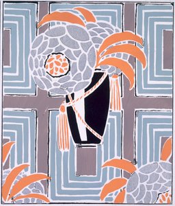 Blomster og blade, udgivet ca. 1925 (farve litho) af Émile Allain Séguy