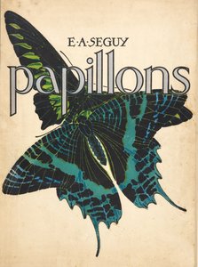 Forside fra Butterflies, pub. 1925 (stenciltryk) af Émile Allain Séguy