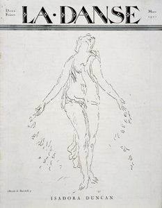 Isadora Duncan (amerikansk danser af irsk oprindelse af Emile Antoine Bourdelle