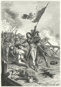 Napoleon Bonaparte på broen ved Arcole