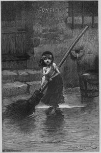 Cosette, illustration fra 