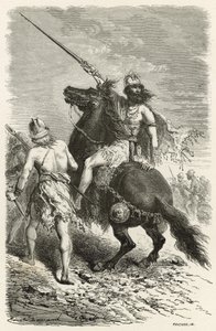 Krigere i jernalderen af Emile Antoine Bayard