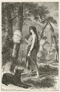 Den første væver af Emile Antoine Bayard