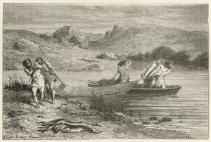 Fiskere i den polerede stentid af Emile Antoine Bayard