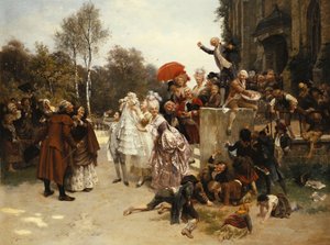 Dåben, 1863 af Emile Antoine Bayard
