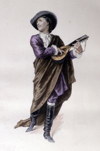 Greven af Almaviva, karakter af Barberen af Sevilla de Beaumarchais (1732 - 1799) skabt i 1773. Illustration af Emile Bayard.