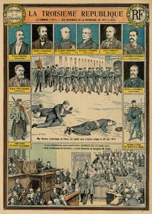 Den Tredje Republik og dens præsidenter fra 1871 til 1913 - Kommunen i 1871 - Monsignor Darbois, Archeveque of Paris, blev henrettet, skudt med andre gidsler den 28. maj 1871 - mødet den 16. juni 1871 i Deputerethuset: "Her er befrier af af Emile Antoine Bayard