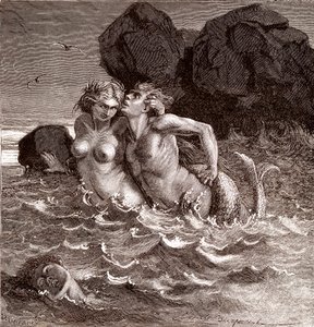 Havfruen af Emile Antoine Bayard