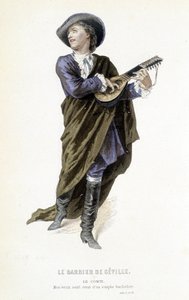 grev Almavira i "Barberen fra Sevilla" i "Complete works of Beaumarchais", red. Laplace Sanchez & cie, Paris af Emile Antoine Bayard