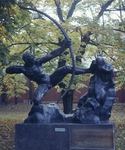Bueskytten Herkules, 1909 (bronze) af Emile Antoine Bourdelle
