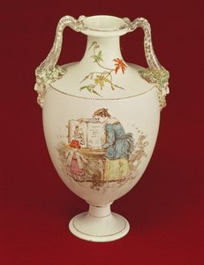 Wedgwood vase, slutningen af 1800-tallet af Emile Aubert Lessore