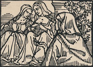 Illustration til Villons Ballad Of The Women Of Paris, 1919 af Emile Bernard