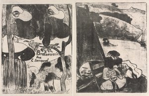 Les Bretonneries: Titelblad og The Return from the Pilgrimage af Emile Bernard