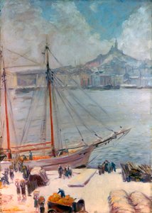 Marseille kaj, 1929 af Emile Bernard