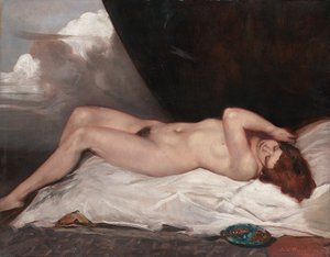 Nøgen med en kop kirsebær, 1933