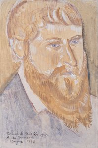 Portræt af Paul Serusier, 1893 af Emile Bernard