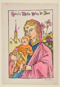 Den hellige Maria, Guds Moder, med liljen af Emile Bernard