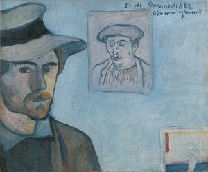 Selvportræt med Portræt af Gauguin, 1888