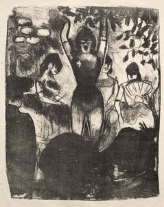 Sanger ved Café-Koncerten af Emile Bernard