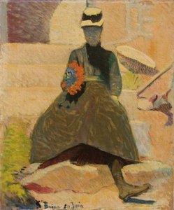 Kvinde i Saint-Briac, 1886 af Emile Bernard