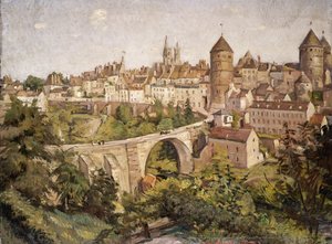 Yonne-landskabet, 1907 af Emile Bernard