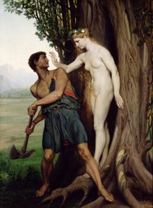 Hamadryaden, 1870 af Emile Bin