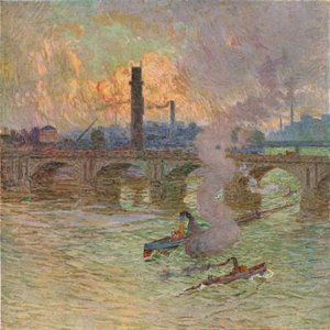 Rart vejr, c1917 af Emile Claus