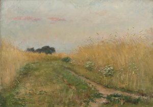 Sommerlandskab - Kornmark af Emile Claus