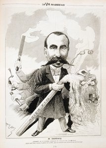 Pierre-Alexander Darracq, fransk bilfabrikant, 1901 af Emile Cohl
