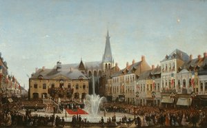 Ceremoni for indvielsen af Lysens vand i Tourcoing i 1863, 1864