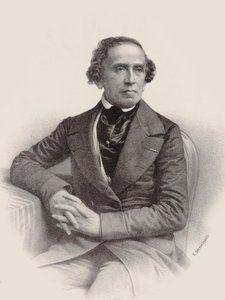 Portræt af komponisten Giacomo Meyerbeer 1791-1864, 1857.
