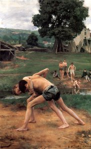 La Lutte Wrestling, 1889.