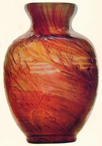 Glasvase af E. Galle, c1846-1903, 1903 af Emile Galle