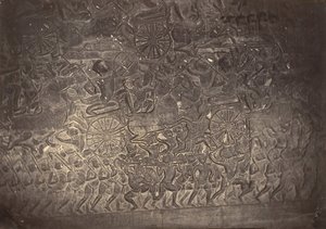Basrelief i Pagodens store galleri, 1866. af Emile Gsell
