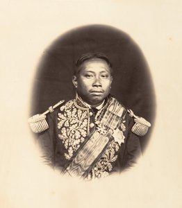 H. M. Norodon, konge af Cambodja, 1866.