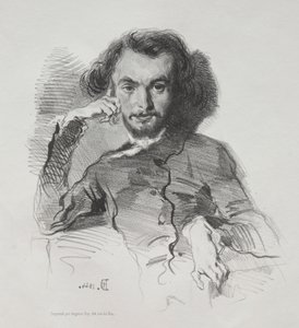 Charles Pierre Baudelaire af Emile Isidore Deroy