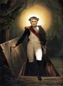 Napoleon forlader sin grav, ca. 1860 af Emile Jean Horace Vernet