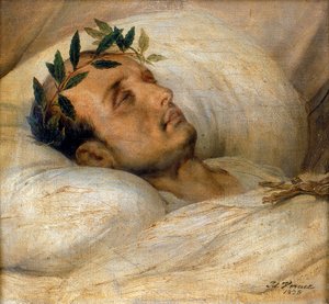 Napoleon på sit dødsleje, maj 1821.