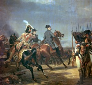 Maleri af Napoleon ved slaget ved Jena, 1800-tallet. af Emile Jean Horace Vernet