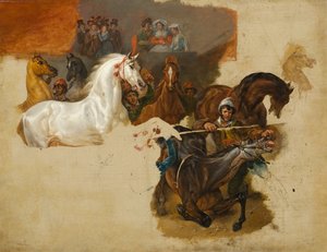 Race of the Riderless Horses, c.1820