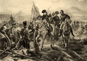 Slaget ved Friedland, 14. juni 1807 (litho)
