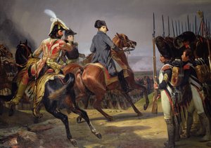 Slaget ved Iena, 14. oktober 1806, 1836 (detalje af 82346) af Emile Jean Horace Vernet
