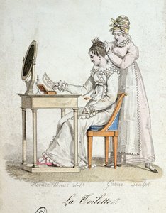 Sminkebordet, ca. 1816 af Emile Jean Horace Vernet