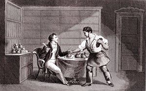 Skomageren og finansmanden, Fable de La Fontaine